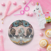 Fr3d3rick Bailey Douglass met zwarte abolitionist Papieren Bordje (Feest)