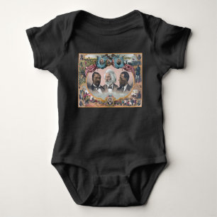Fr3d3rick Bailey Douglass met zwarte abolitionist Romper