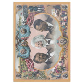 Fr3d3rick Bailey Douglass met zwarte abolitionist Tafelkleed (Voorkant)