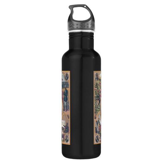 Fr3d3rick Bailey Douglass met zwarte abolitionist Waterfles (Achterkant)