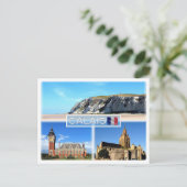 FR Calais - Pet Blanc Nez - Hotel de Ville - Briefkaart (Staand voorkant)