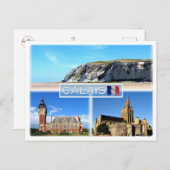FR Calais - Pet Blanc Nez - Hotel de Ville - Briefkaart (Voorkant / Achterkant)