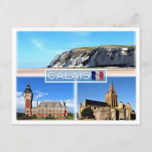 FR Calais - Pet Blanc Nez - Hotel de Ville - Briefkaart
