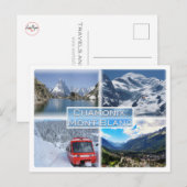 FR Chamonix - Mont Blanc - Lac Blanc des Aiguilles Briefkaart (Voorkant / Achterkant)