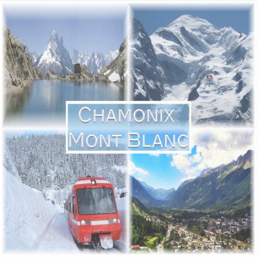 FR Chamonix - Mont Blanc - Lac Blanc des Aiguilles Sticker (Voorkant)