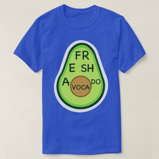 FR E SH A VOCA DO verse avocado vine T-shirt (Design voorkant)
