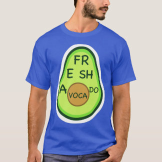 FR E SH A VOCA DO verse avocado vine T-shirt