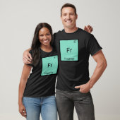 Fr - Fitzgerald Grappig Chemie Elementsymbool T-sh T-shirt (Unisex)