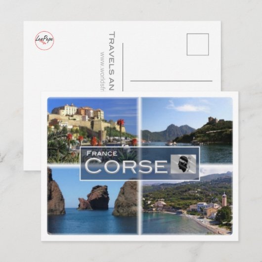FR Frankrijk - Corse - Corsica - Briefkaart (Voorkant / Achterkant)