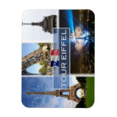 FR Frankrijk - de Eiffeltoren Parijs - Magneet (Verticaal)