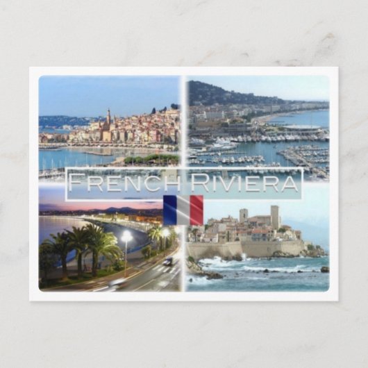 FR Frankrijk - Franse Riviera - Côte d'Azur - Briefkaart (Voorkant)