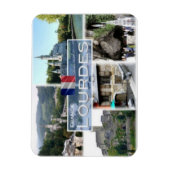 FR Frankrijk - Lourdes - Basí lica of Rosá rio - Magneet (Verticaal)