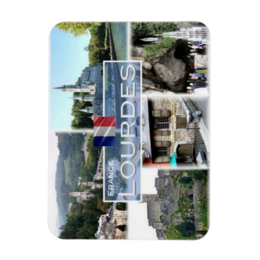 FR Frankrijk - Lourdes - Basí lica of Rosá rio - Magneet (Verticaal)