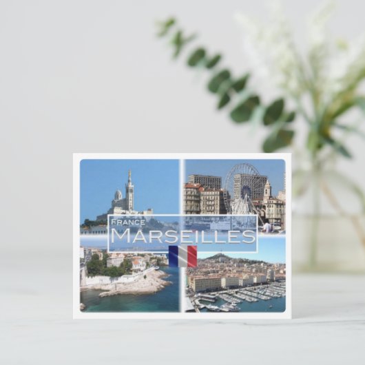 FR Frankrijk - Marseille - Briefkaart (Staand voorkant)