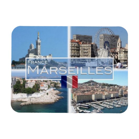 FR Frankrijk - Marseille - Magneet (Horizontaal)