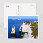 FR Frankrijk - Normandië - Etretat - The cliffs - Briefkaart (Voorkant / Achterkant)