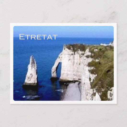 FR Frankrijk - Normandië - Etretat - The cliffs - Briefkaart (Voorkant)
