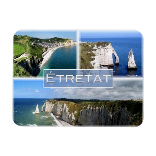 FR Frankrijk - Normandië - Etretat - The cliffs - Magneet (Horizontaal)