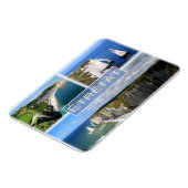 FR Frankrijk - Normandië - Etretat - The cliffs - Magneet (Linkerzijde)