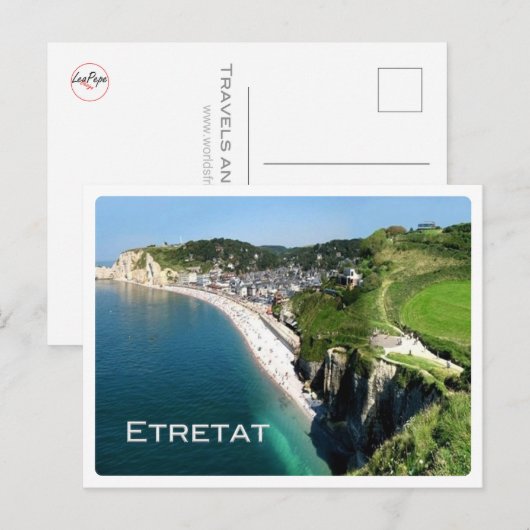 FR Frankrijk - Normandy - Etretat - Briefkaart (Voorkant / Achterkant)