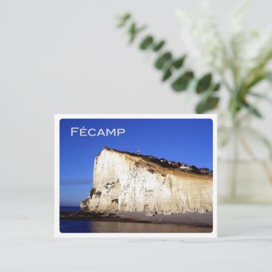 FR Frankrijk - Normandy - Fécamp - The Cliffs - Briefkaart (Staand voorkant)