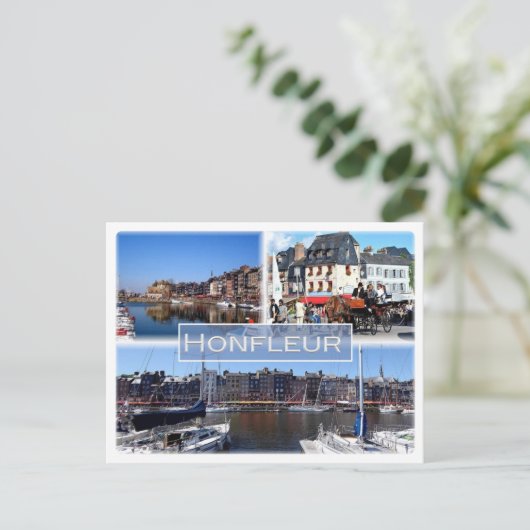 FR Frankrijk - Normandy - Honfleur - Briefkaart (Staand voorkant)