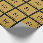 Fr - Fried Chicken Chemistry Periodic Table Symbol Cadeaupapier (Hoek)