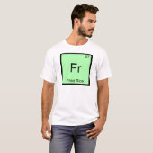 Fr - Gebakken Rijst Grappig Chemie Element Symbool T-shirt (Voorkant volledig)