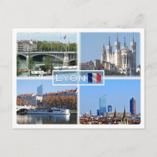FR Lyon - Pont Lafayette - Basilica de Fourviere - Briefkaart