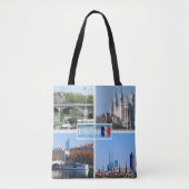 FR Lyon - Pont Lafayette - Basilica de Fourviere - Tote Bag (Voorkant)