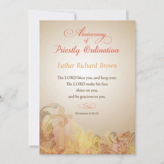 Fr. Richard Brown, Custom, 60e Jubileum van Ord Kaart (Voorkant)