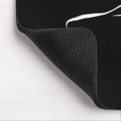 FR-S White Brushcle Silhouette Muismat (Hoek)