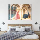 Fra Angelico (1395-1445) - De Aankondiging Canvas Afdruk (Insitu (Slaapkamer))