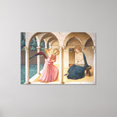 Fra Angelico (1395-1445) - De Aankondiging Canvas Afdruk (Voorkant)