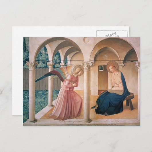 Fra Angelico — Aankondiging Briefkaart (Voorkant / Achterkant)
