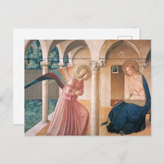 Fra Angelico — Aankondiging Briefkaart (Voorkant / Achterkant)