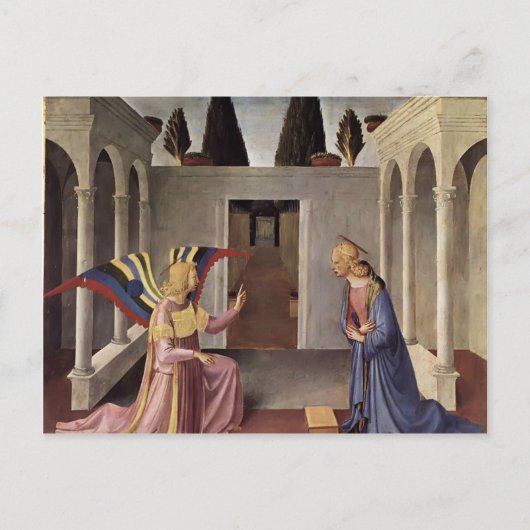 Fra Angelico — Aankondiging Briefkaart (Voorkant)
