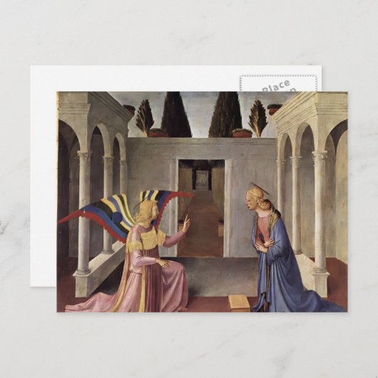 Fra Angelico — Aankondiging Briefkaart (Voorkant / Achterkant)