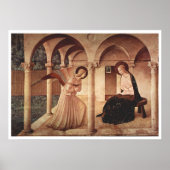 Fra Angelico - Aankondiging Poster (Voorkant)