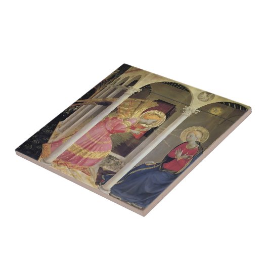 Fra Angelico — Aankondiging Tegeltje (Zijkant)
