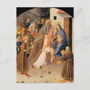 Fra Angelico — Adoration of the Magi Briefkaart