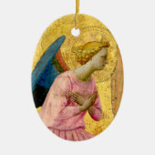 Fra Angelico Angel - kerstversiering Keramisch Ornament (Voorkant)