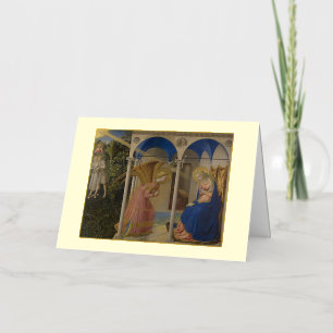 Fra Angelico Annunciatie folie wenskaart