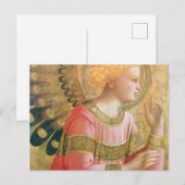 Fra Angelico- Archangel Gabriel Annunciate Briefkaart (Voorkant / Achterkant)