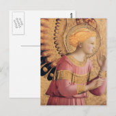 Fra Angelico- Archangel Gabriel Annunciate Briefkaart (Voorkant / Achterkant)