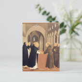 Fra Angelico-bijeenkomst van Sts. Dominic & Franci Briefkaart (Staand voorkant)
