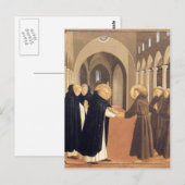 Fra Angelico-bijeenkomst van Sts. Dominic & Franci Briefkaart (Voorkant / Achterkant)