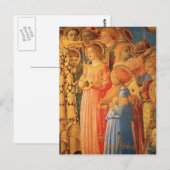 Fra Angelico — Coronation of the Virgin (detail) Briefkaart (Voorkant / Achterkant)