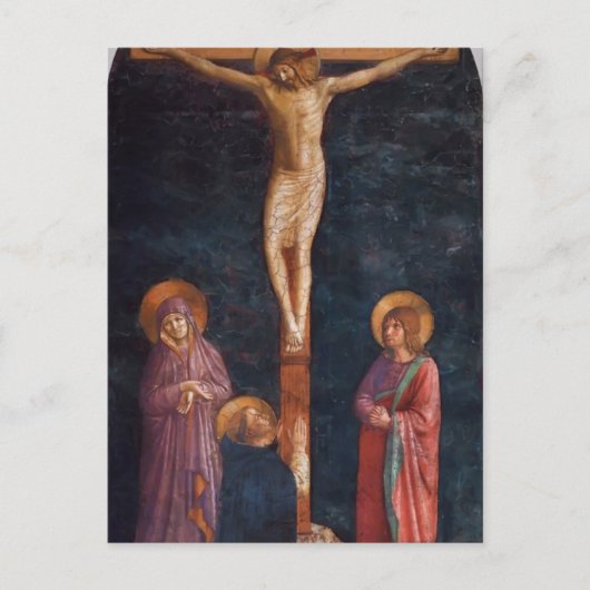 Fra Angelico-Crucifixion met St. Dominic Briefkaart (Voorkant)