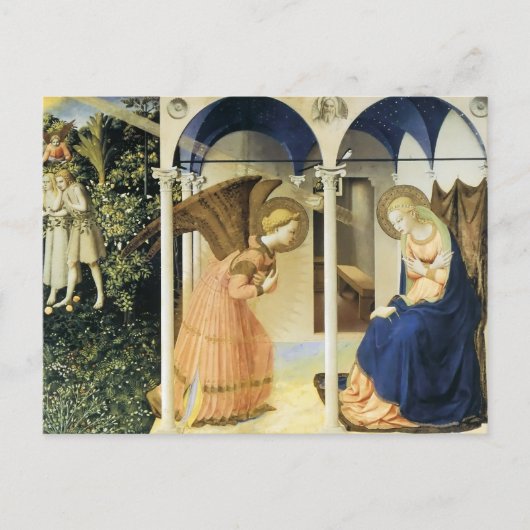 Fra Angelico De aankondiging Briefkaart (Voorkant)